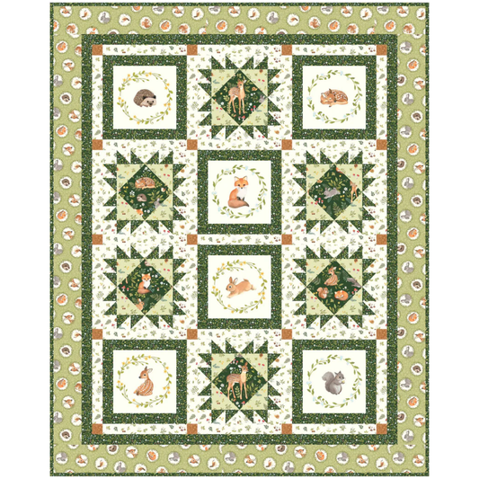 Bound to be Quilting ~ Forest Fun Quilt Pattern and Kit