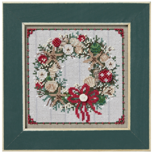 2024 Buttons & Beads Winter Series | Seashell Wreath