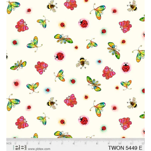 Tiny Wonders ~ Small Tossed Bugs ~ TWON 5449 E