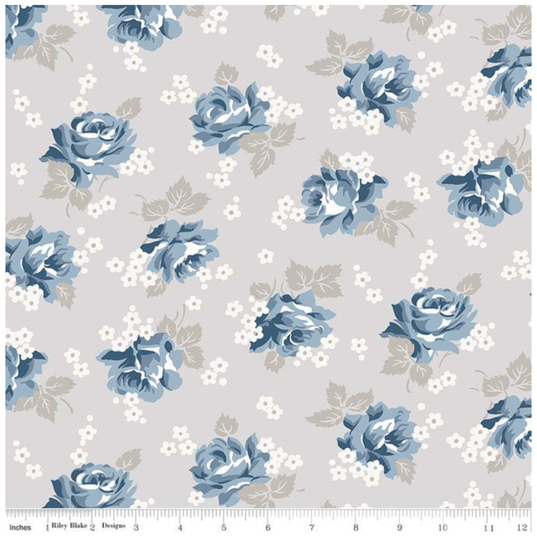 Serenity Blues ~ Roses ~ C14781-TAUPE