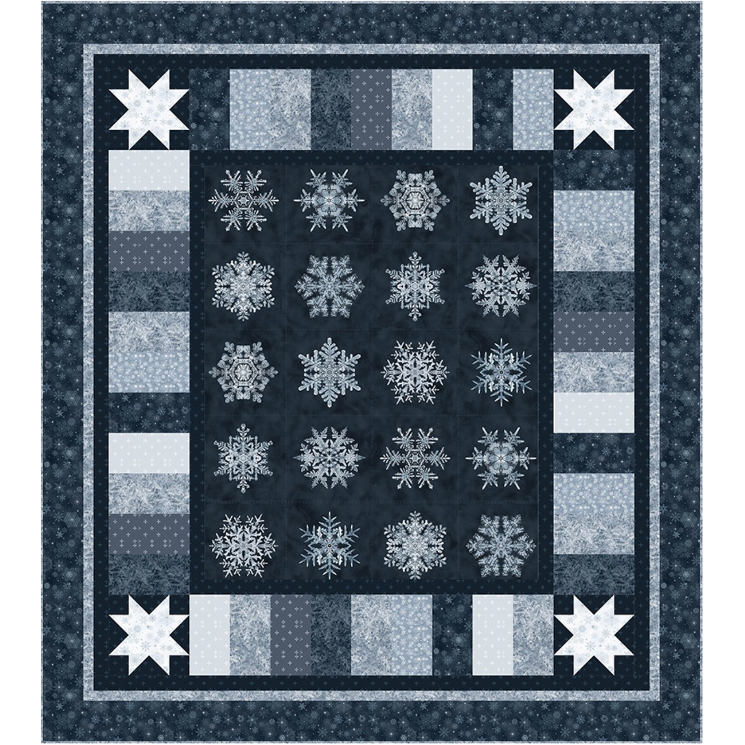 Marcus Fabric ~ Bentley's Snowflakes Quilt Kit