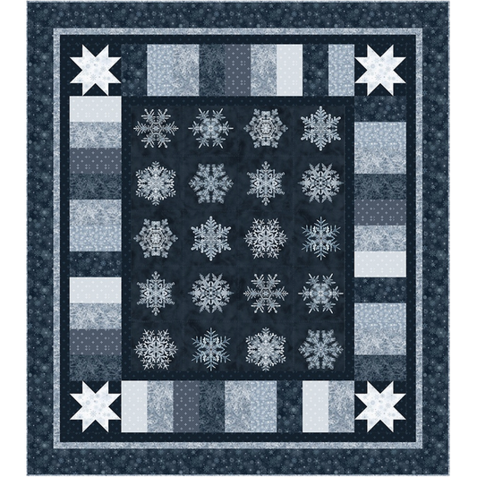 Marcus Fabric ~ Bentley's Snowflakes Quilt Kit