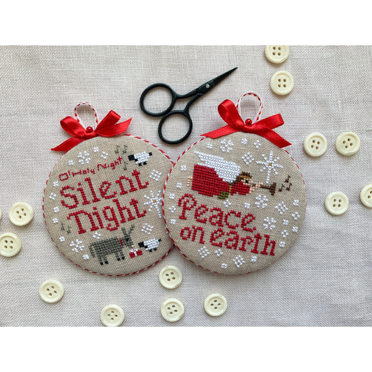 Stitches by Ethel | Joyful Christmas Ornaments 2024