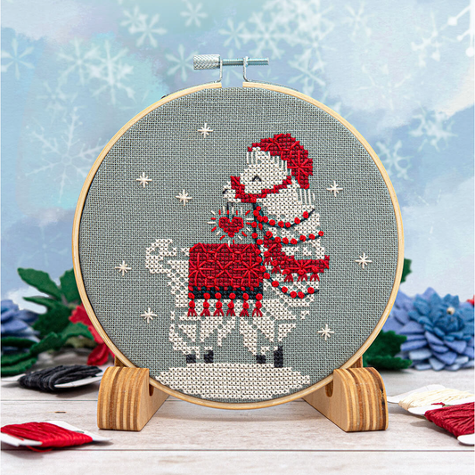 Counting Puddles | Snowflake Llama Ornament