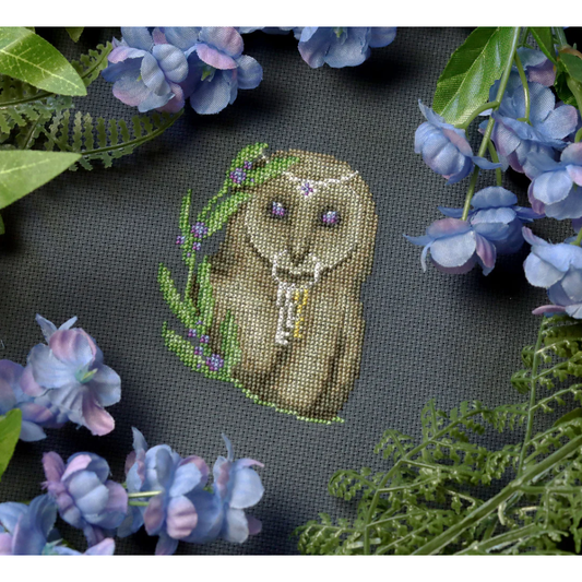 Fine Frog Stitching | Owl Key Keeper