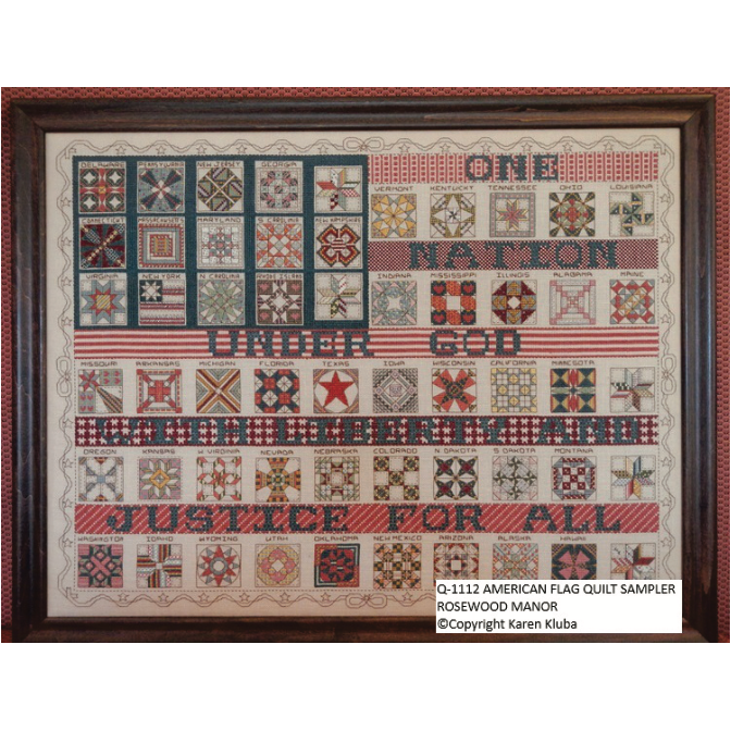 Rosewood Manor| American Flag Sampler Revised