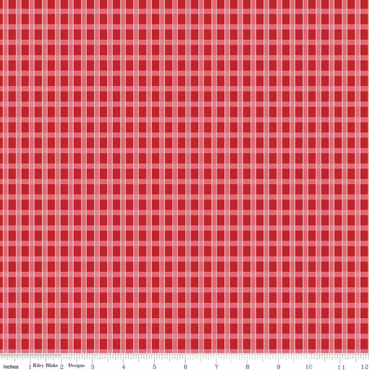 Lori Holt Home Town Holiday ~ Plaid C14905-SCHOOL