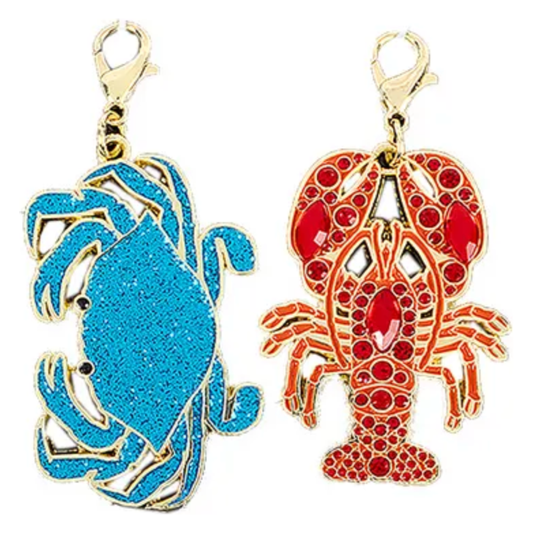 Cathe Holden Zipper Charms ~ Crab & Lobster