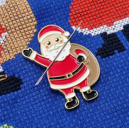 Meloca Designs | Father Christmas Needle Minder