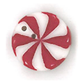 JABC | Small Peppermint Swirl Button