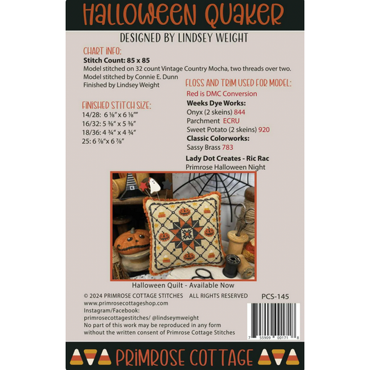 Primrose Cottage  | Halloween Quaker