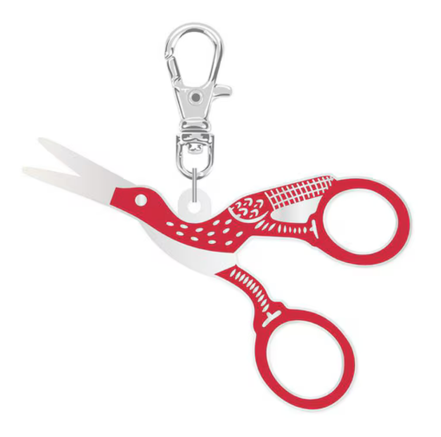 Lori Holt Enamel Happy Charm™ Stork Scissors