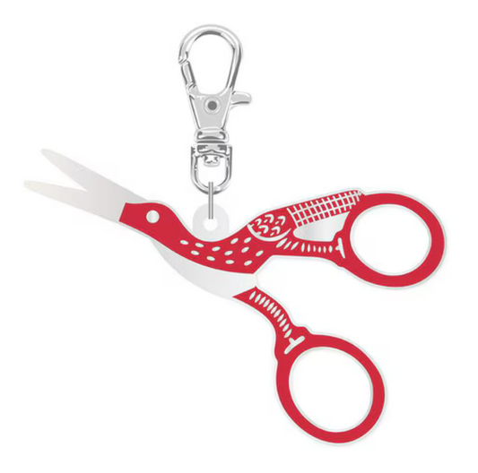 Lori Holt Enamel Happy Charm™ Stork Scissors