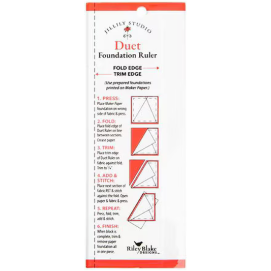 Jillily Maker ~ Duet Foundation Ruler