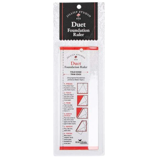 Jillily Maker ~ Duet Foundation Ruler