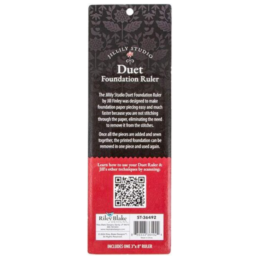 Jillily Maker ~ Duet Foundation Ruler