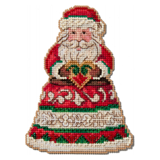 2024 Jim Shore Series | Santa Holding Heart Cross Stitch Kit