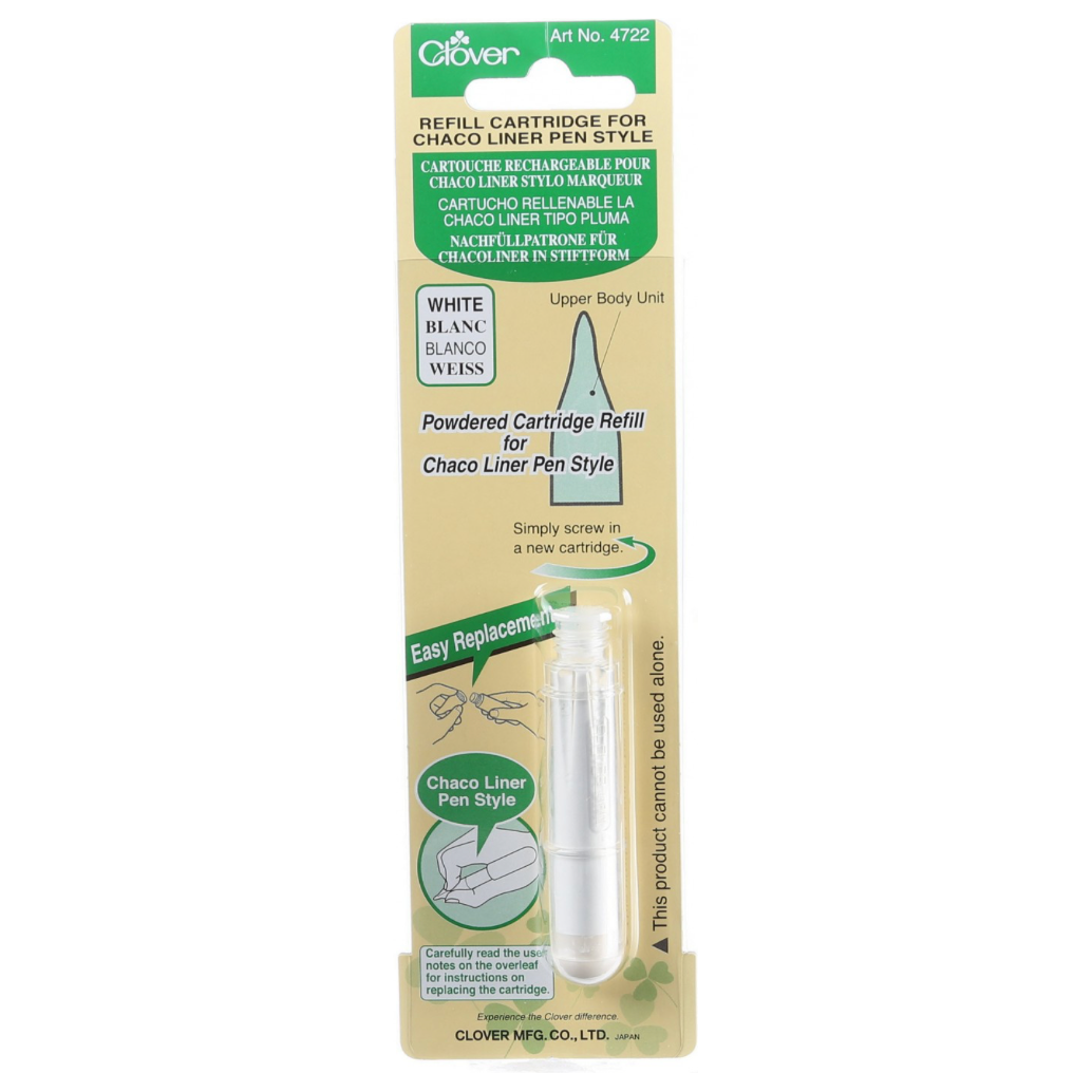 Clover ~ Chaco Liner Pen Chalk Refill White