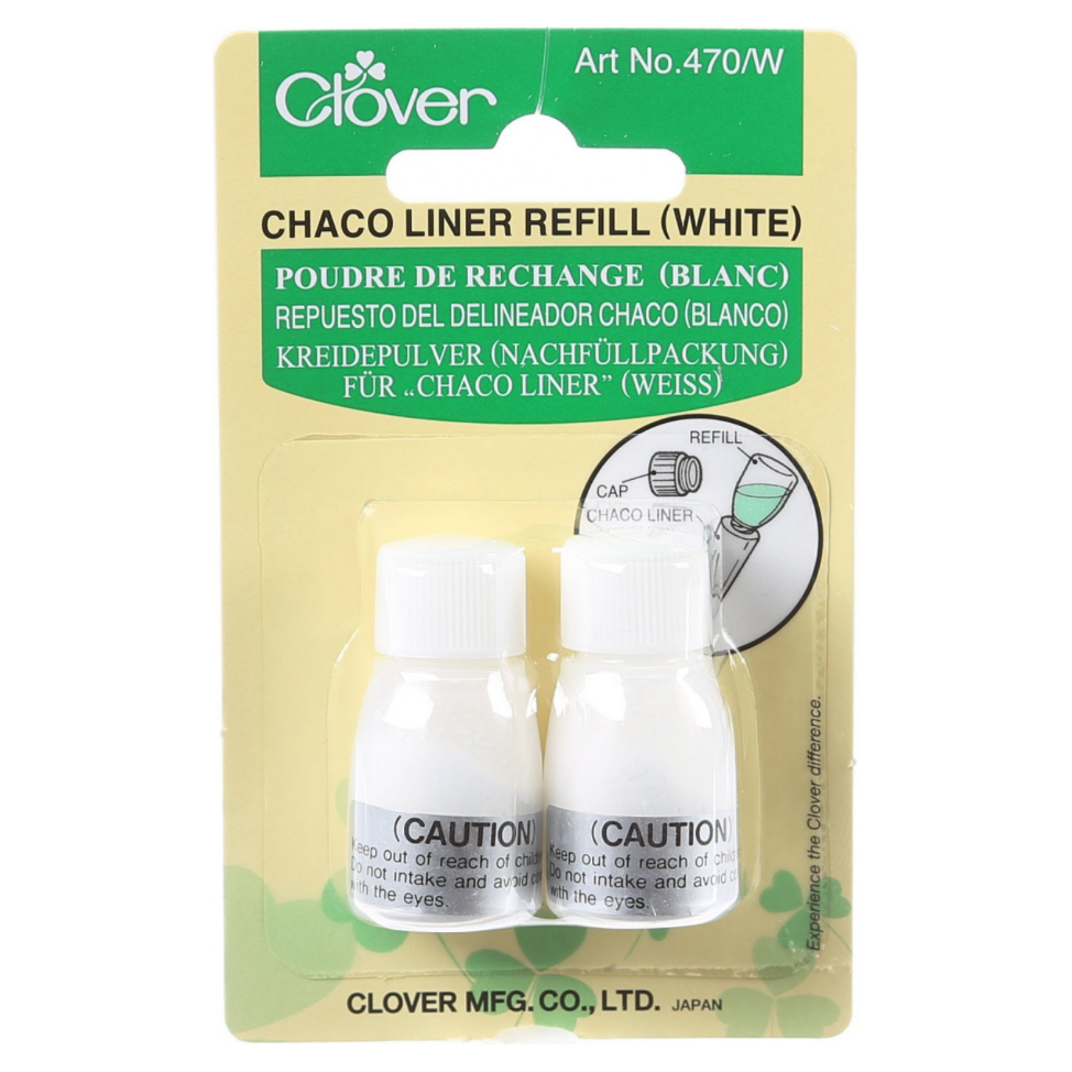 Clover ~ Chaco Liner Chalk Refill White