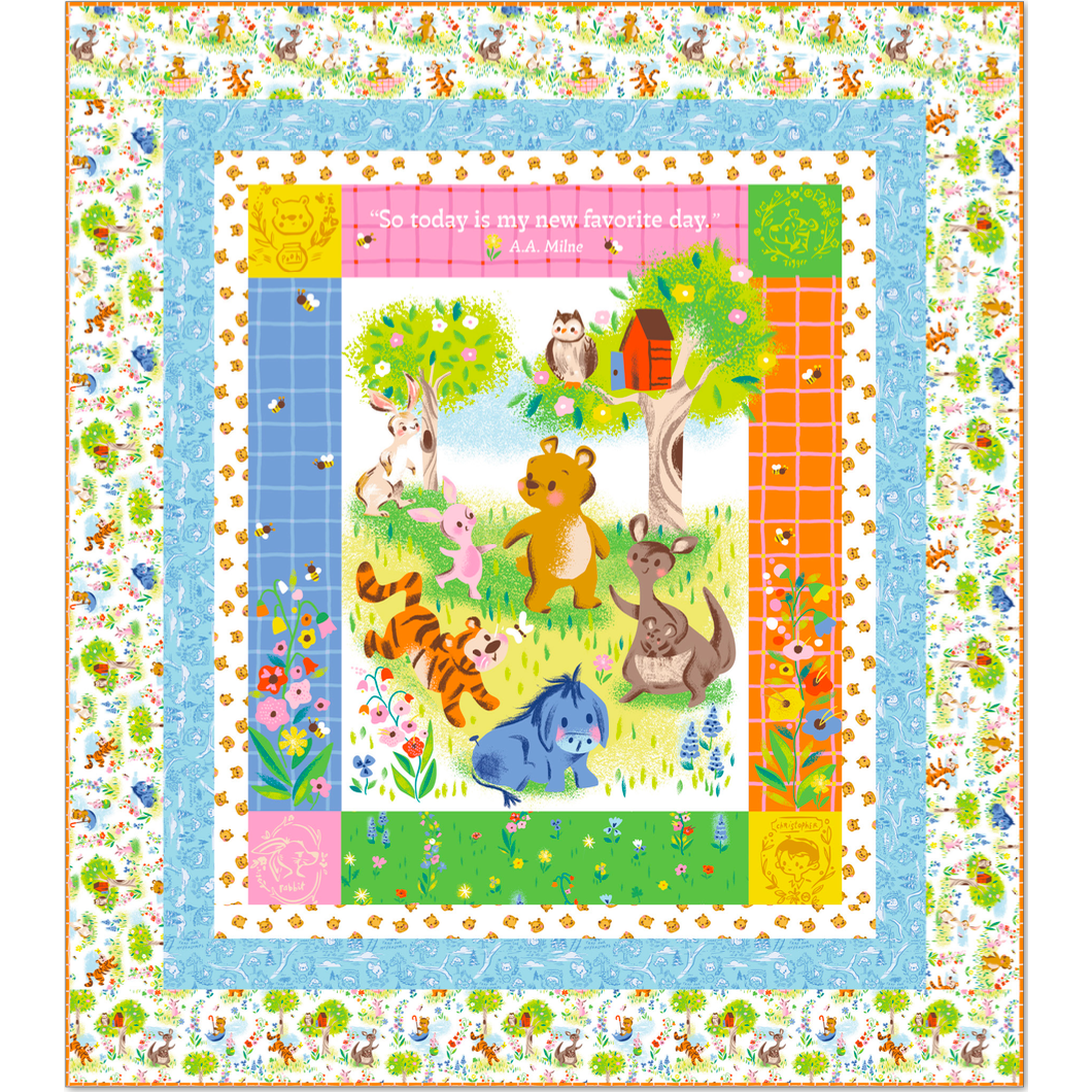 100 Aker Wood ~ My Favorite Day Quilt Kit