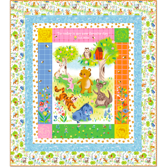 100 Aker Wood ~ My Favorite Day Quilt Kit