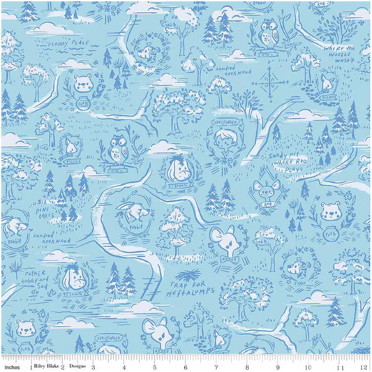 100 Aker Woods: Map in Sky 100 Aker Woods: Map in Sky