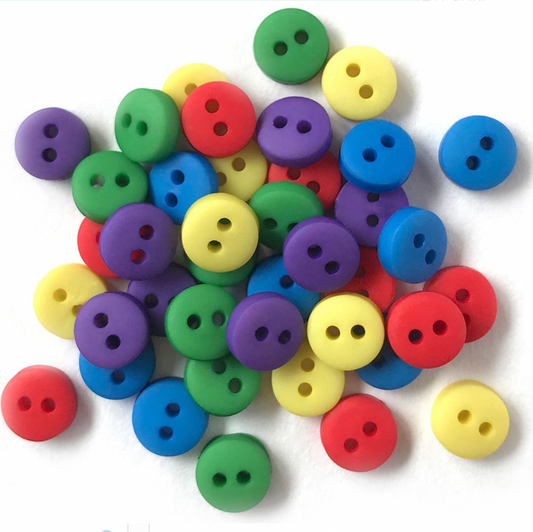 Tiny Round Primary Buttons