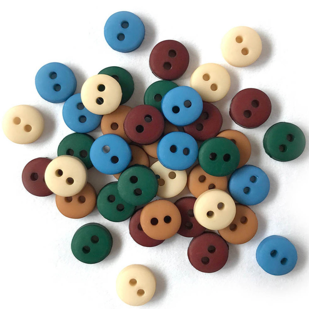 Tiny Round Country Buttons