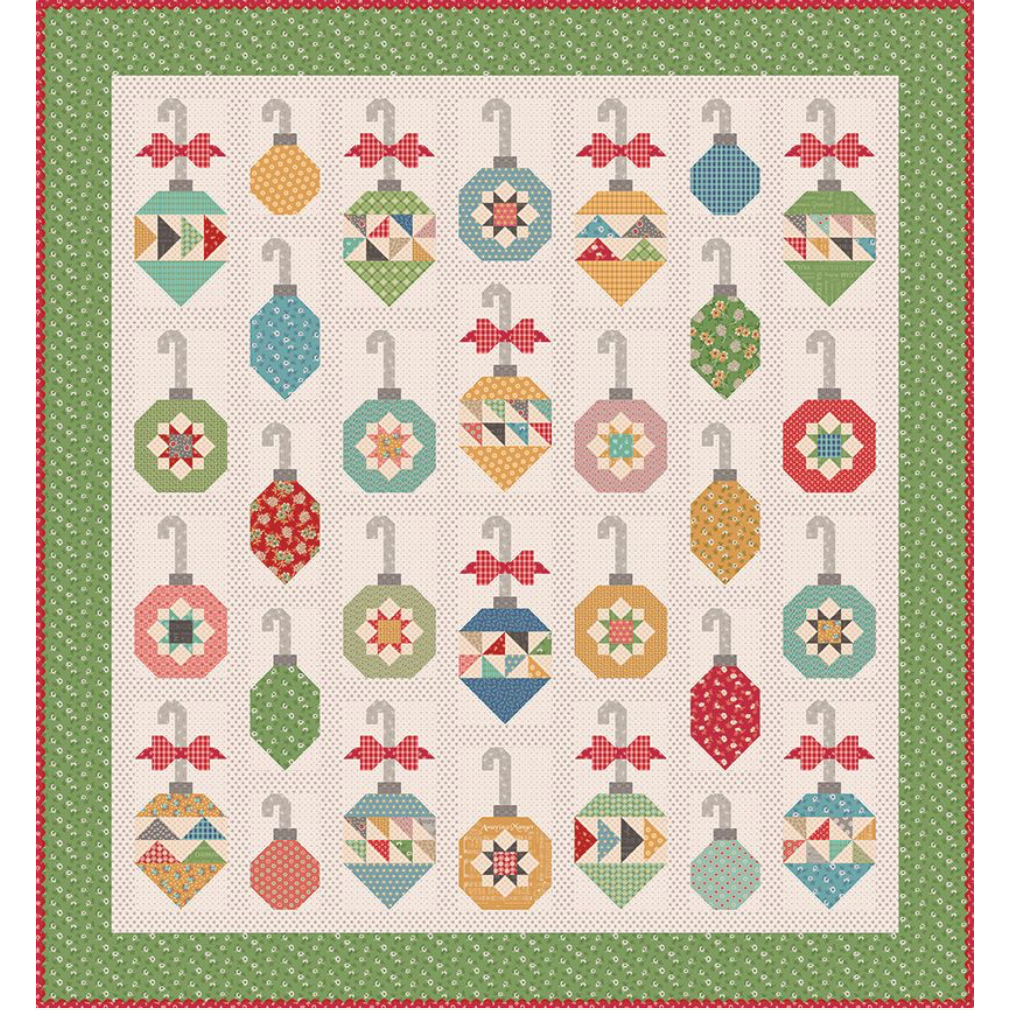 Decorating the Tree Quilt Boxed Kit ~ Lori Holt Home Town Holiday