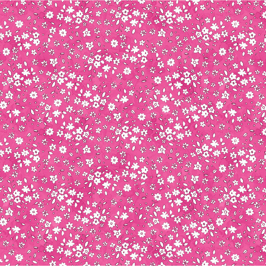 Deep Raspberry Daisies Garden Fresh ~ Digital Daisies ~ Y4260-74 Raspberry – Hobby House ...