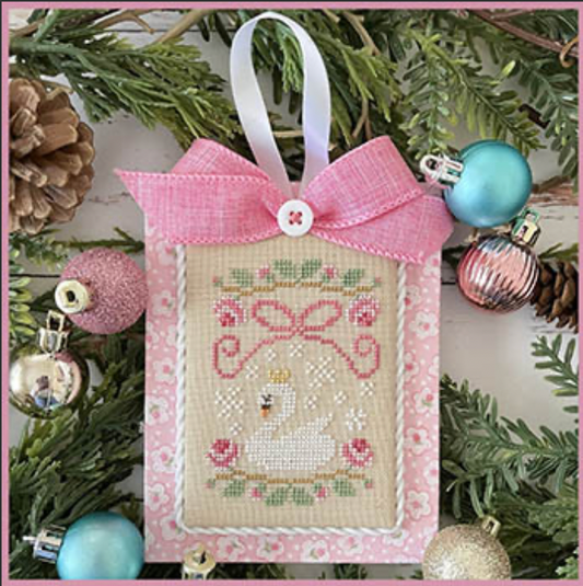 Country Cottage Needleworks | Pastel Collection 10 - Christmas Swan