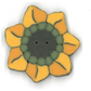 JABC | Large Sunflower Button