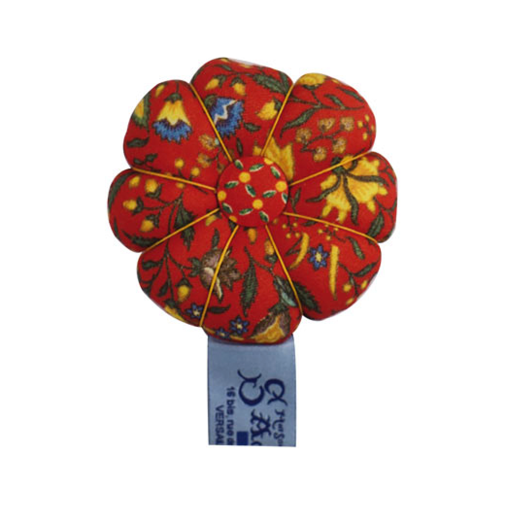 Sajou Fabric Pincushion | Red Chandernagor