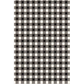 Sajou Oilcloth Fabric | Ecru and Black Checkered Motif