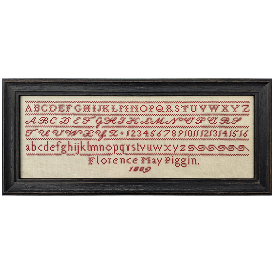 Whilst Iris Naps | Florence May Piggin 1889 Reproduction Sampler