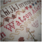 Whilst Iris Naps | Sarah Watson 1859 Reproduction Sampler