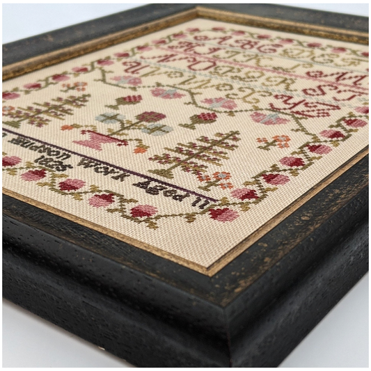 Whilst Iris Naps | Thirza Hudson 1825 Reproduction Sampler