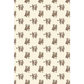 Sajou Oilcloth Fabric | Brown Characters