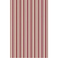 Sajou Oilcloth Fabric | Bordeaux and Ecru Stripes