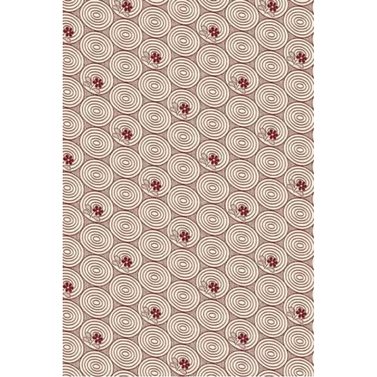 Sajou Oilcloth Fabric | Bordeaux Motif