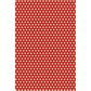 Sajou Oilcloth Fabric | Red and Ecru Polka Dots