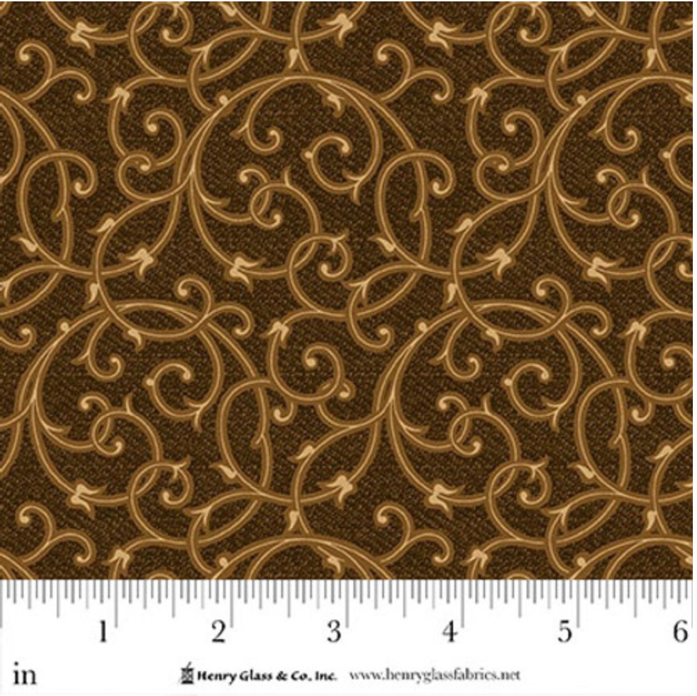 Philomena ~ Regal Swirls ~ 3479-38 Brown