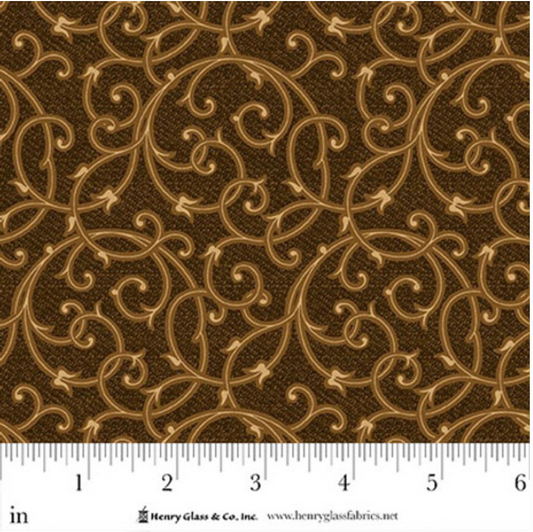 Philomena ~ Regal Swirls ~ 3479-38 Brown