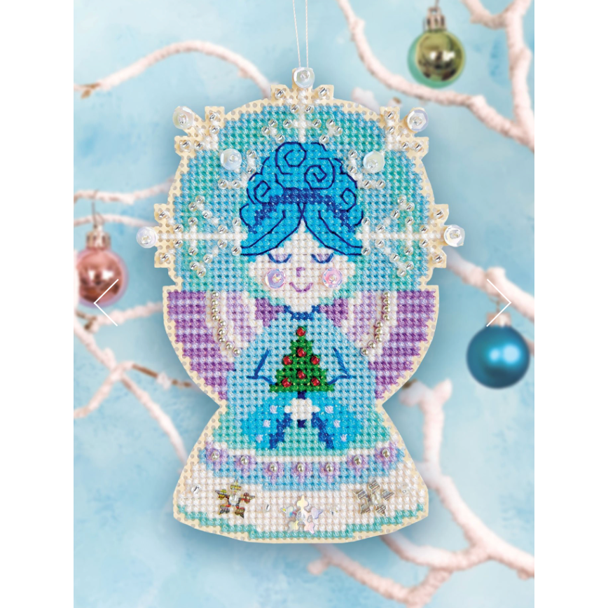 Satsuma Street Snow Angel Cross Stitch Kit Hobby House Needleworks