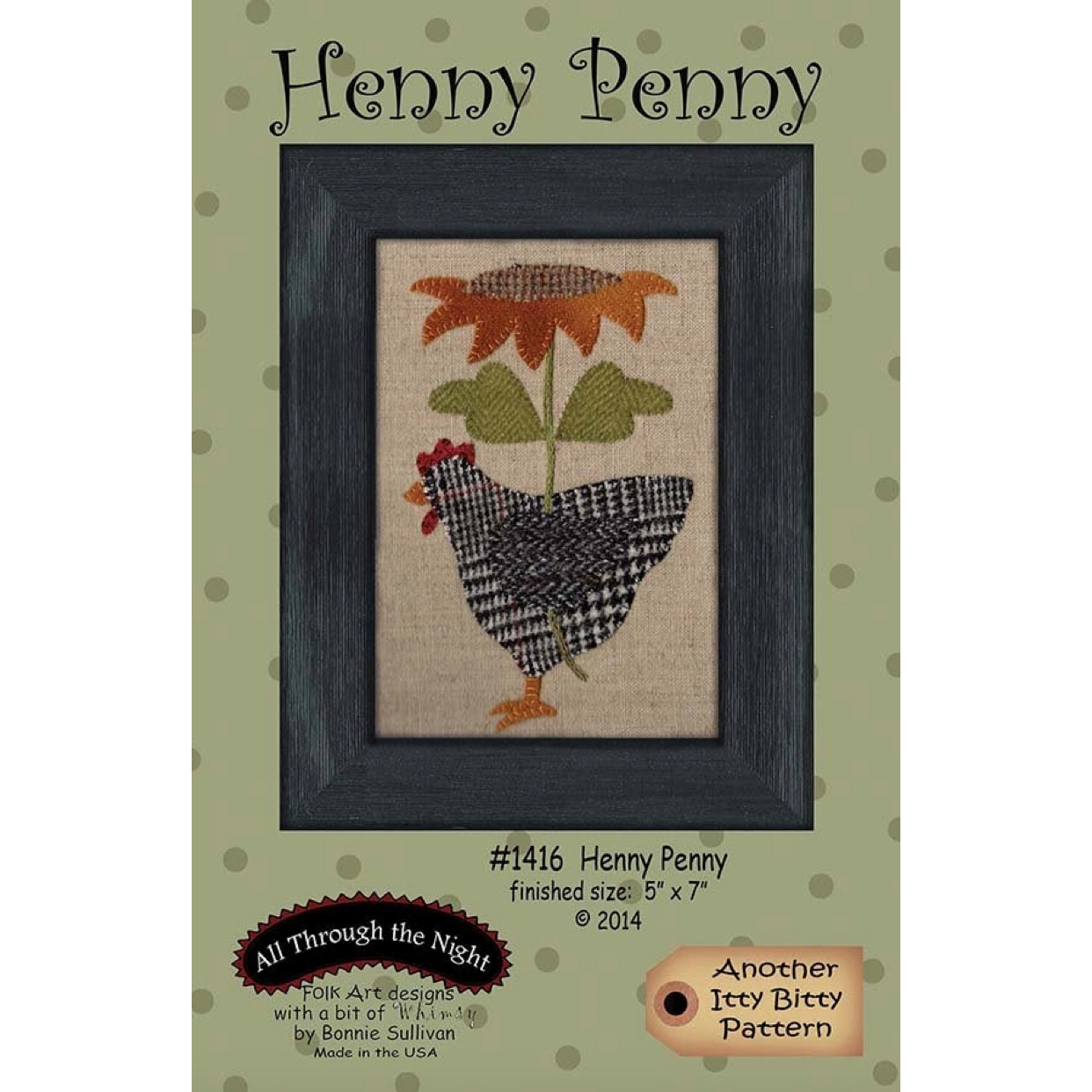 All Through the Night | Henny Penny Wool Applique Pattern