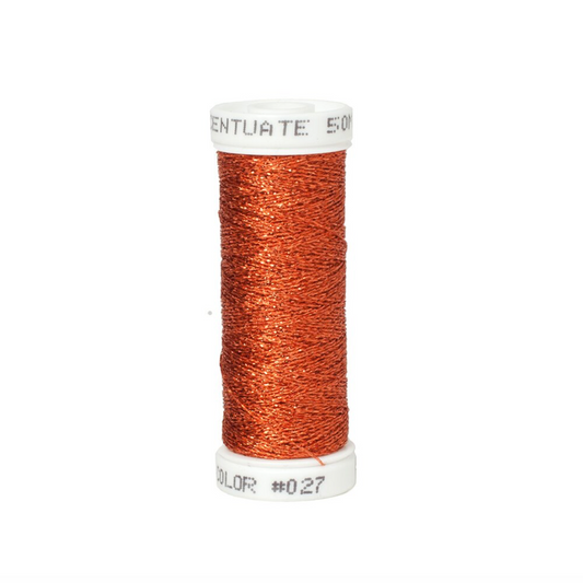 Accentuate Metallic Thread | 027 Persimmon