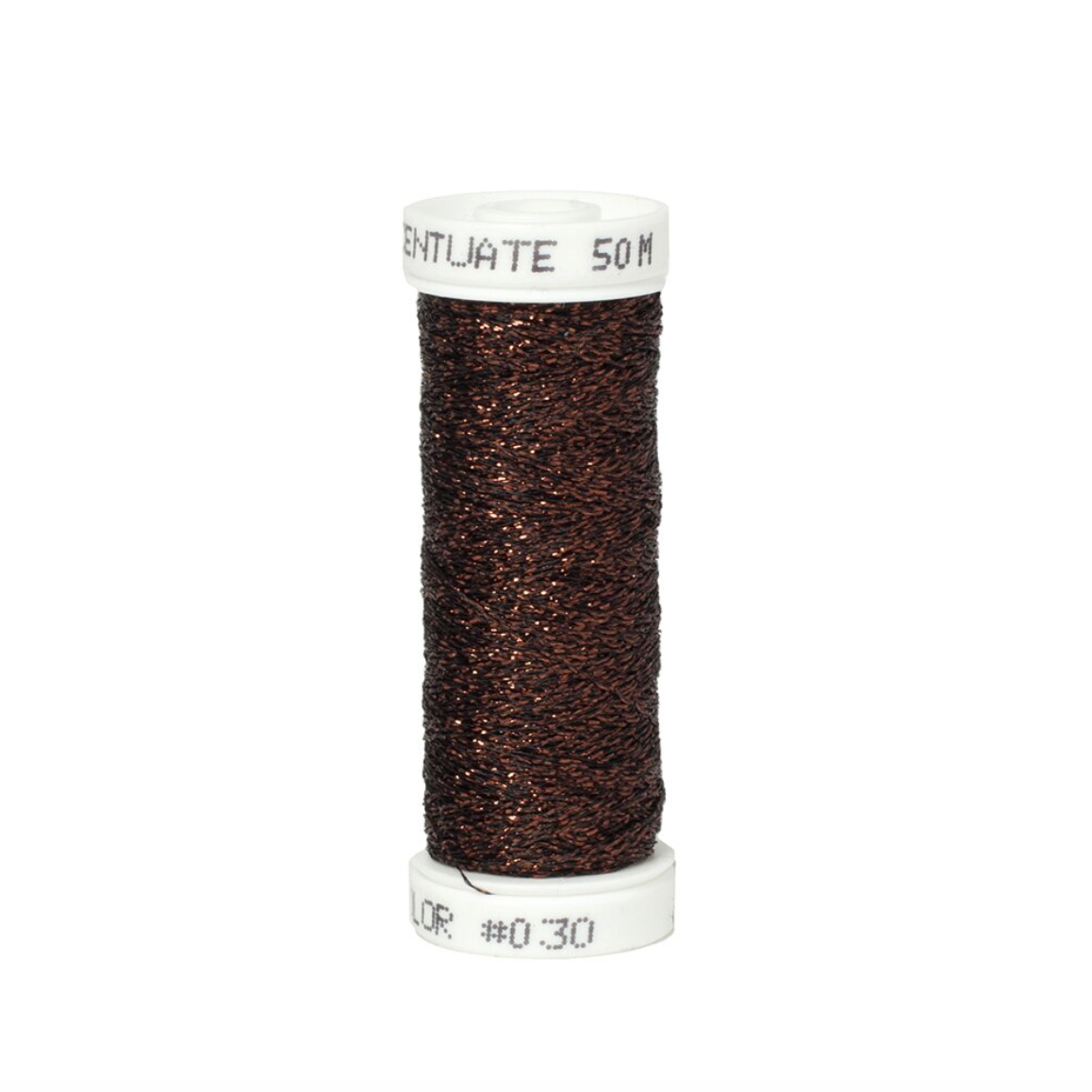 Accentuate Metallic Thread | 030 Dark Chocolate