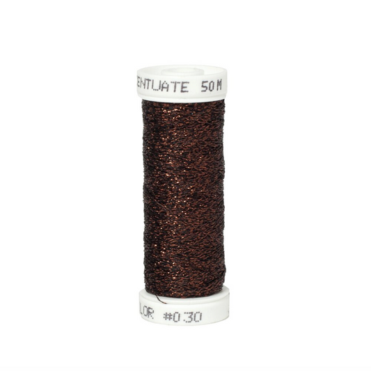 Accentuate Metallic Thread | 030 Dark Chocolate