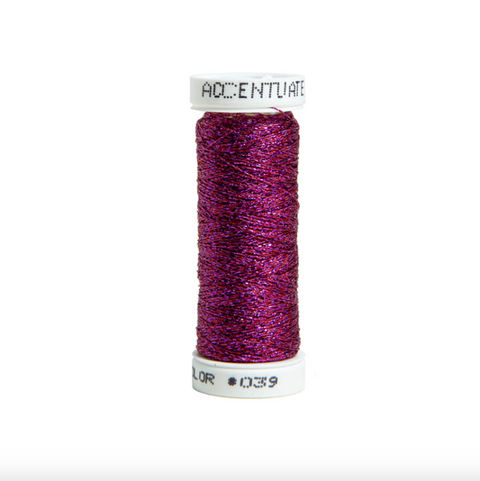 Accentuate Metallic Thread | 039 Magenta