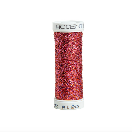 Accentuate Metallic Thread | 120 Cayenne